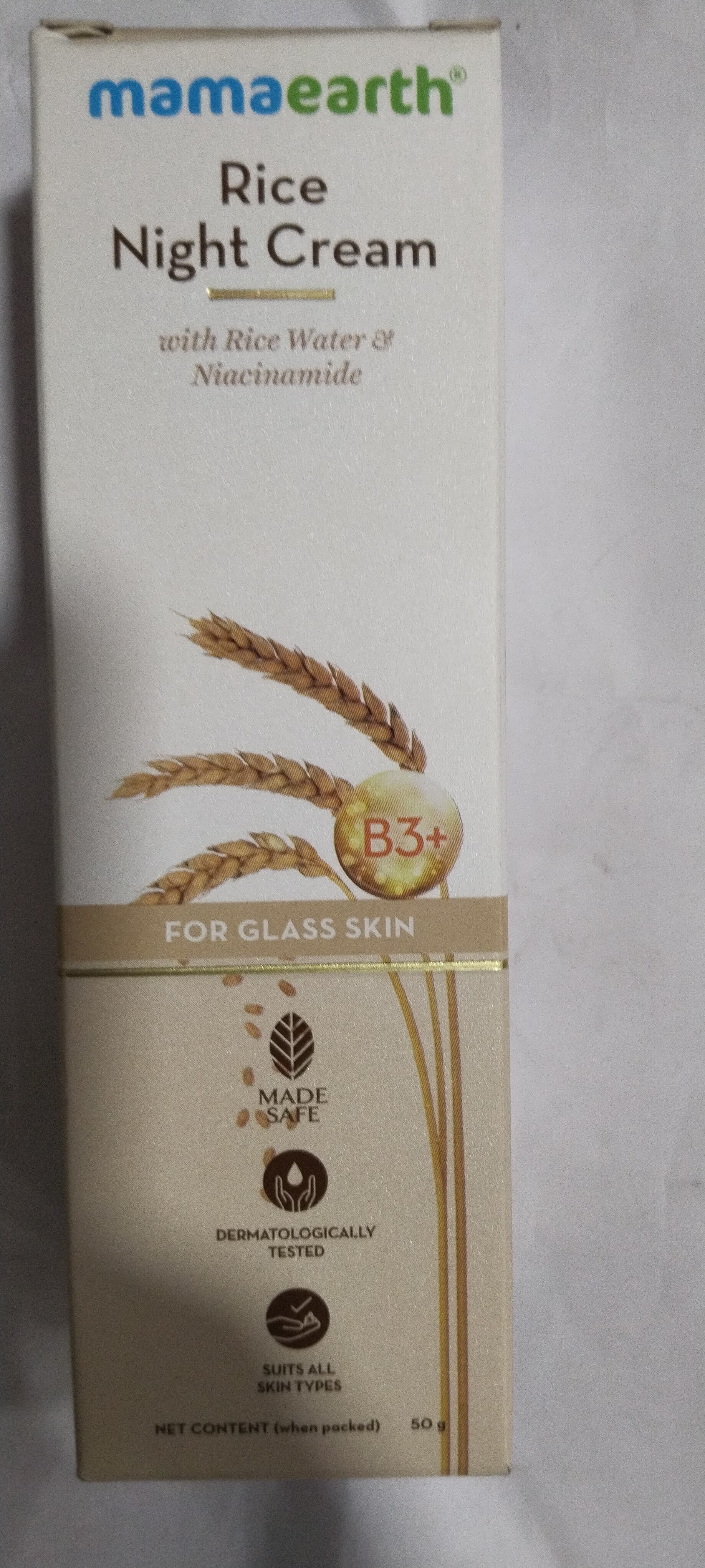 Mamaearth Rice Night cream With rice water & Niacinamide