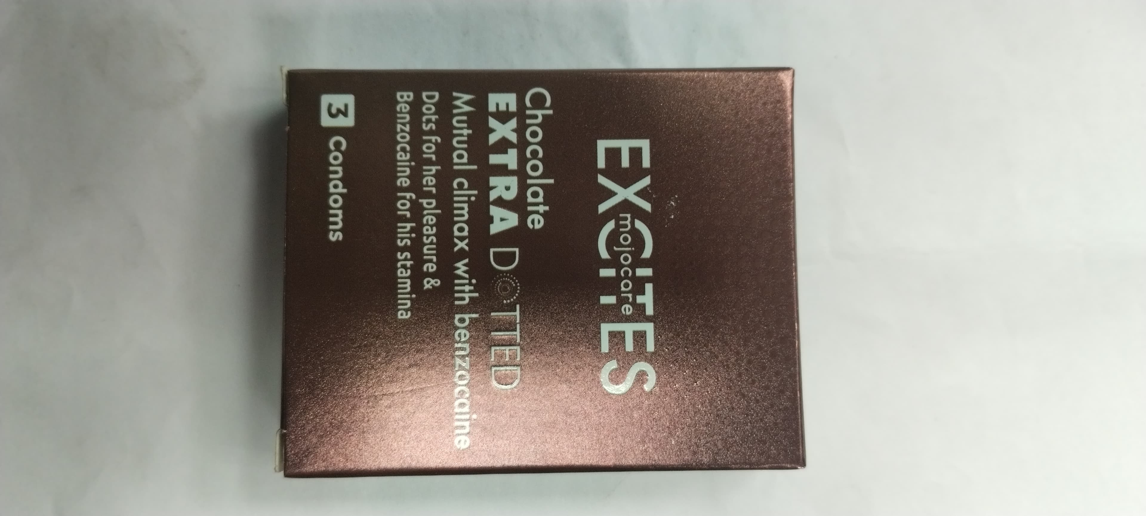Ex Chocolate Extra dotted 3 condoms