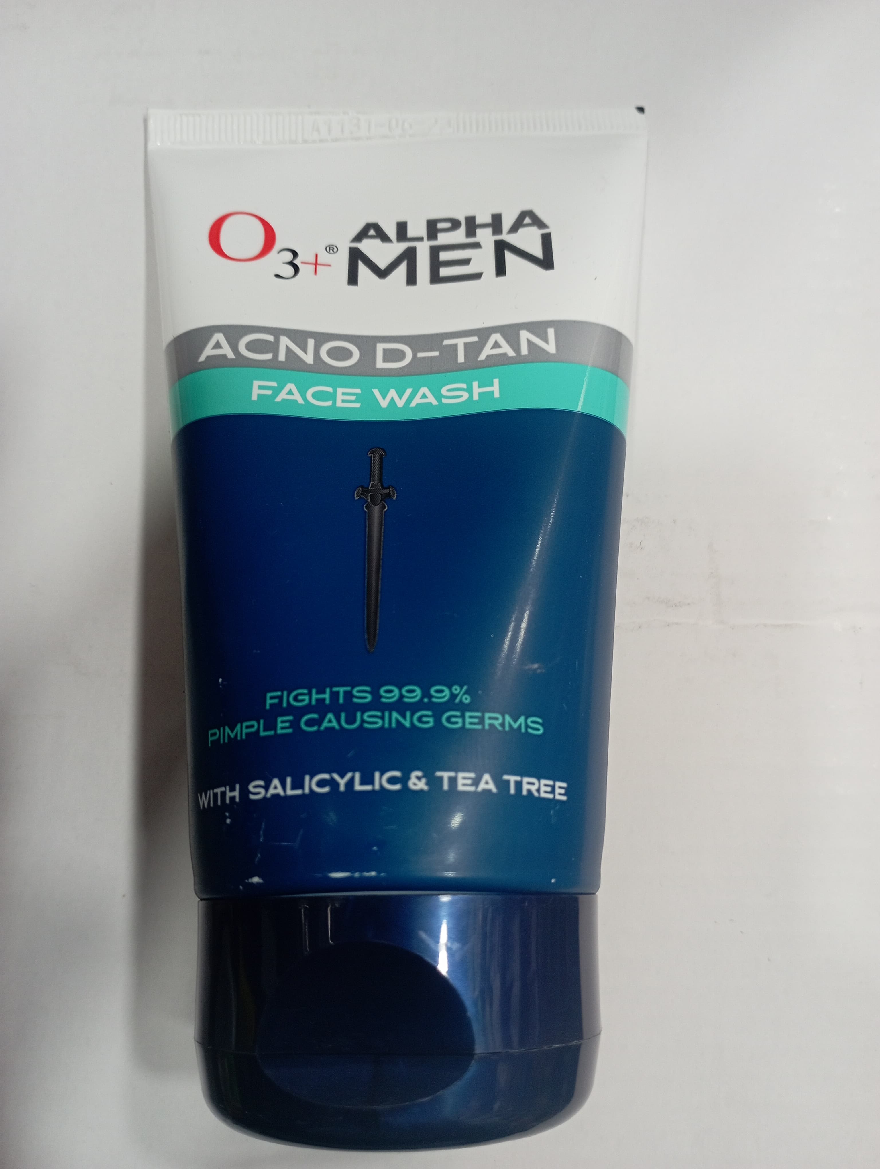 03+ Alpha 3+ men Acno d-tan Face wash Fights 99.9% Pimple causing germs With salicylic & tea tree