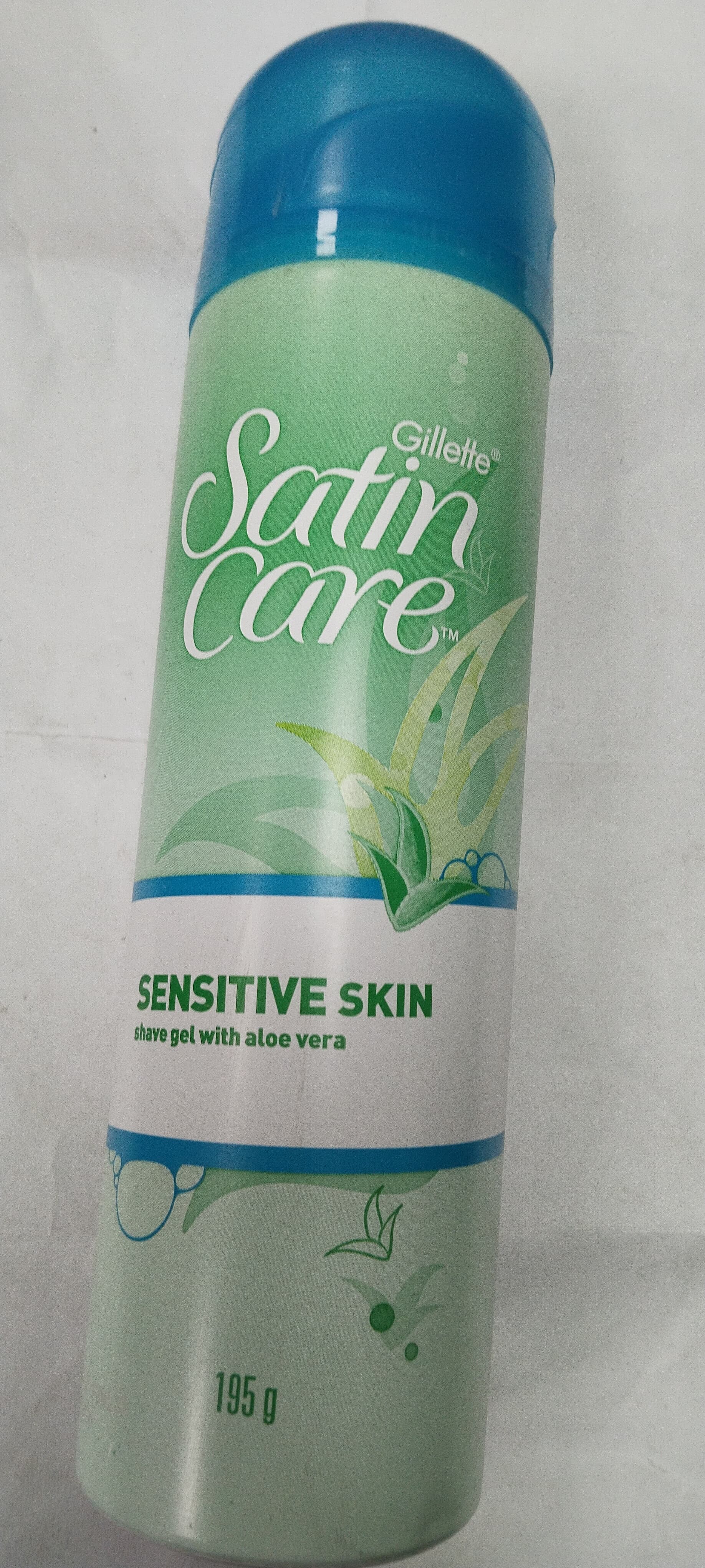 Gillette Satin Care Sensitive skin shave gel with aloe vera