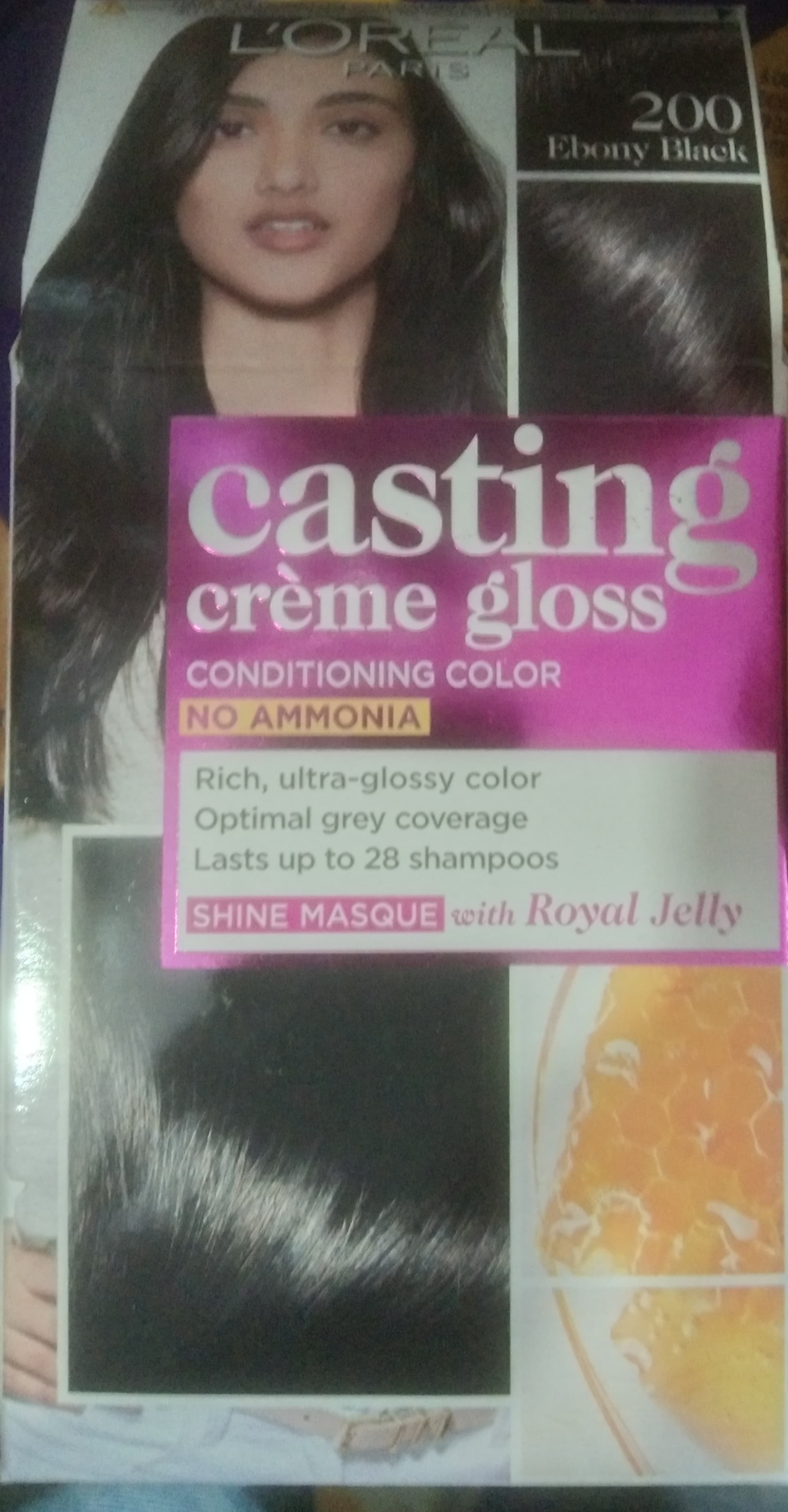 Loreal casting ebony black 200