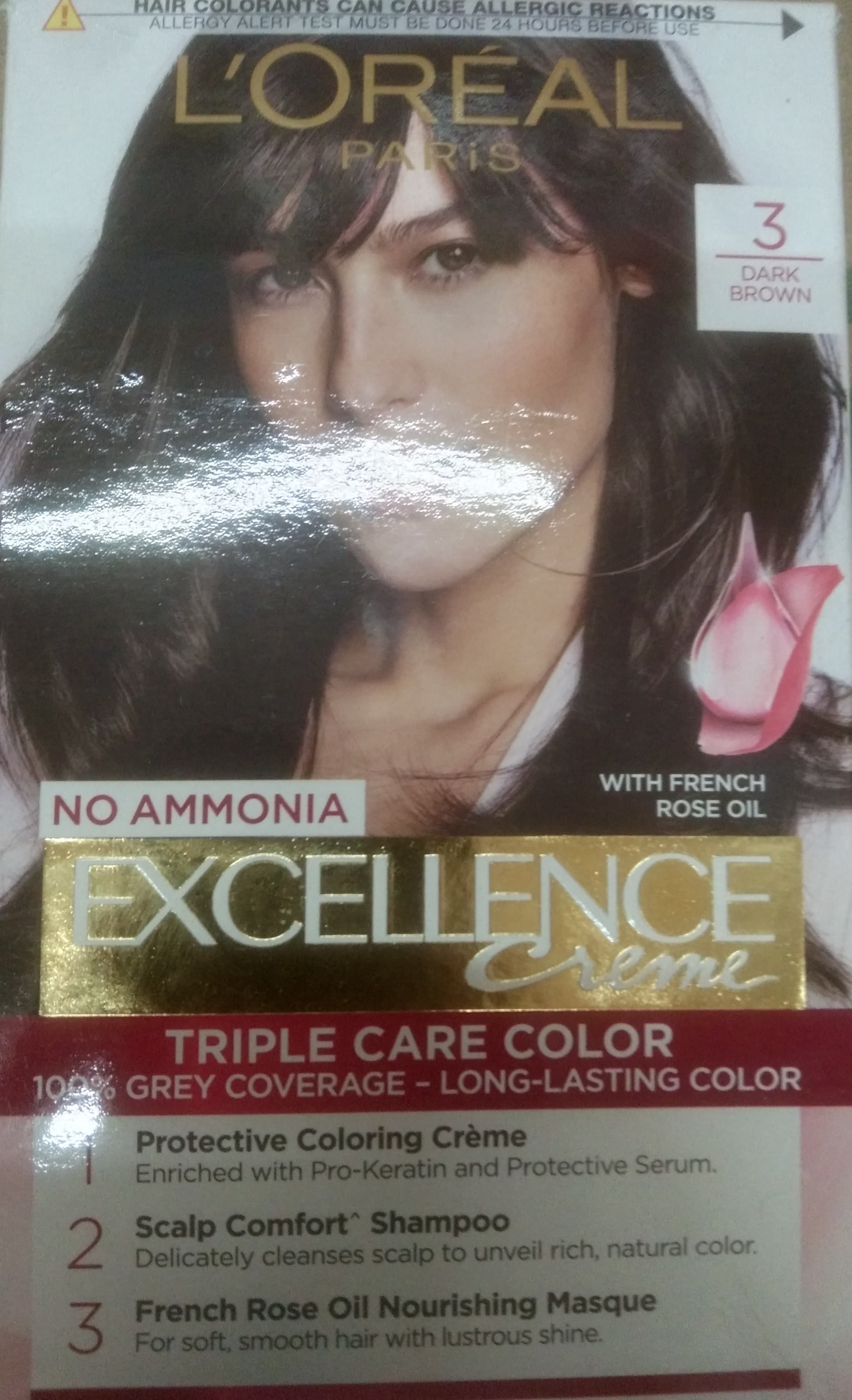 Loreal excellence creme triple care color no3