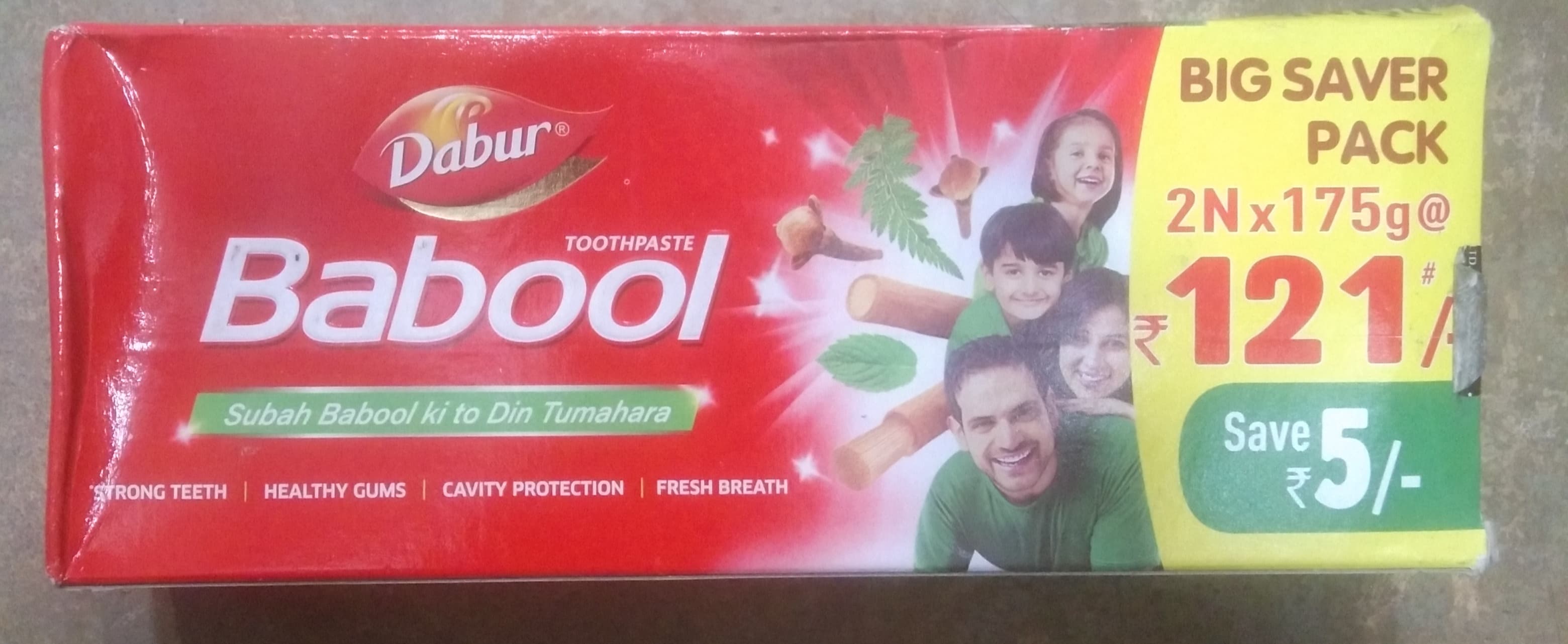 Dabur babool tooth paste 350gm