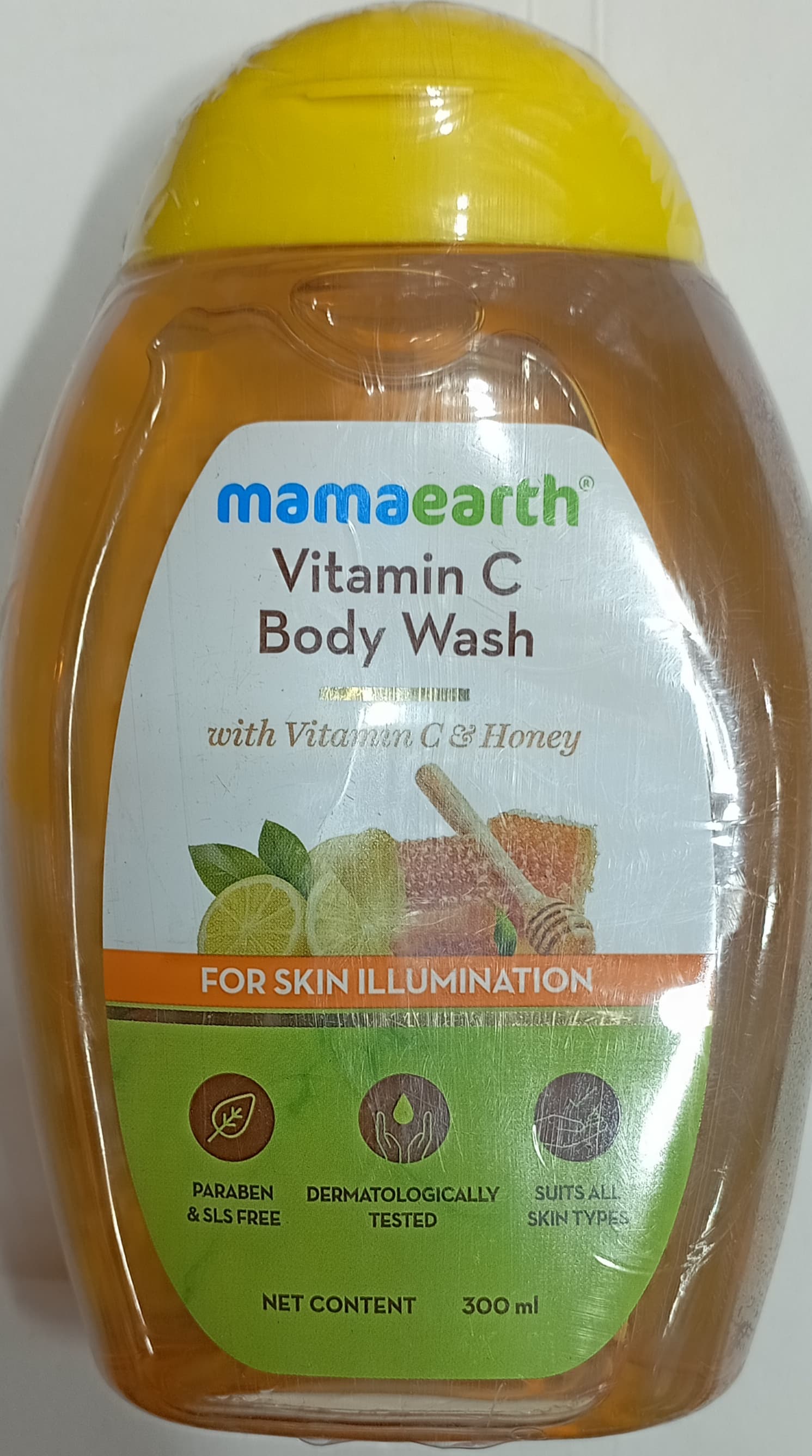 Mamaearth vitamin c body wash with vitamin c & honey300ml