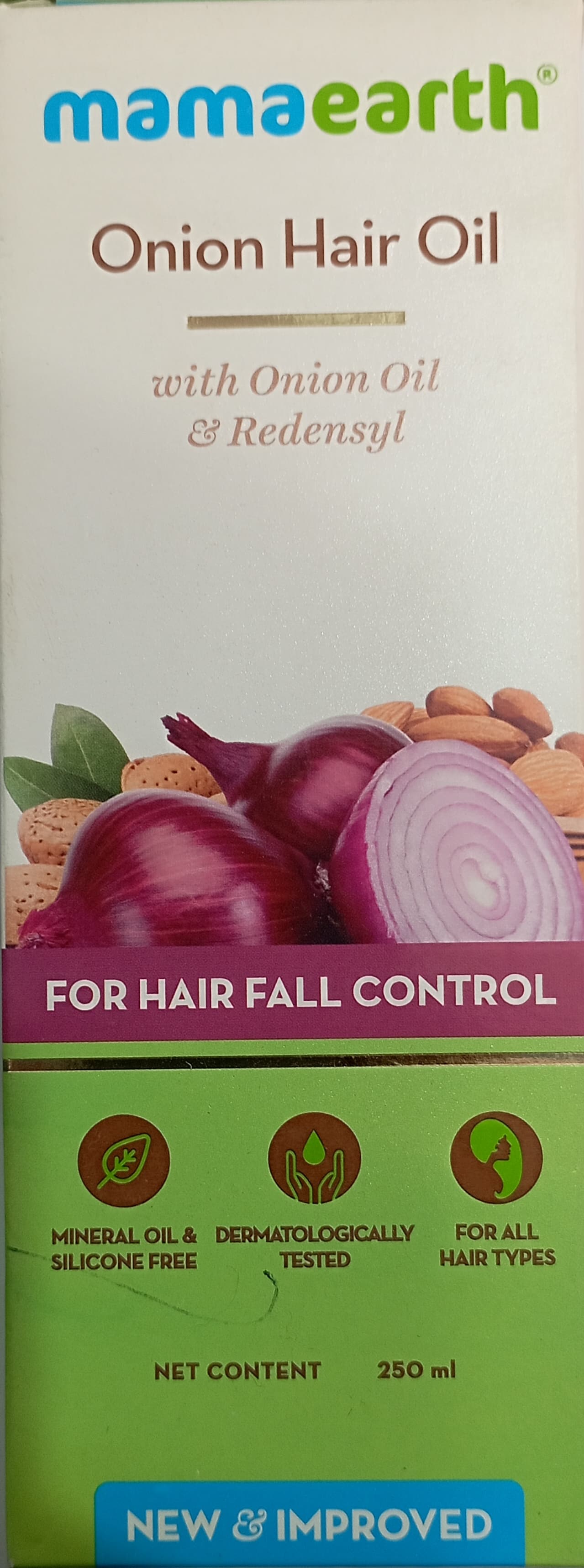 Mamaearth onion oil with onion oil redensyl 250 ml