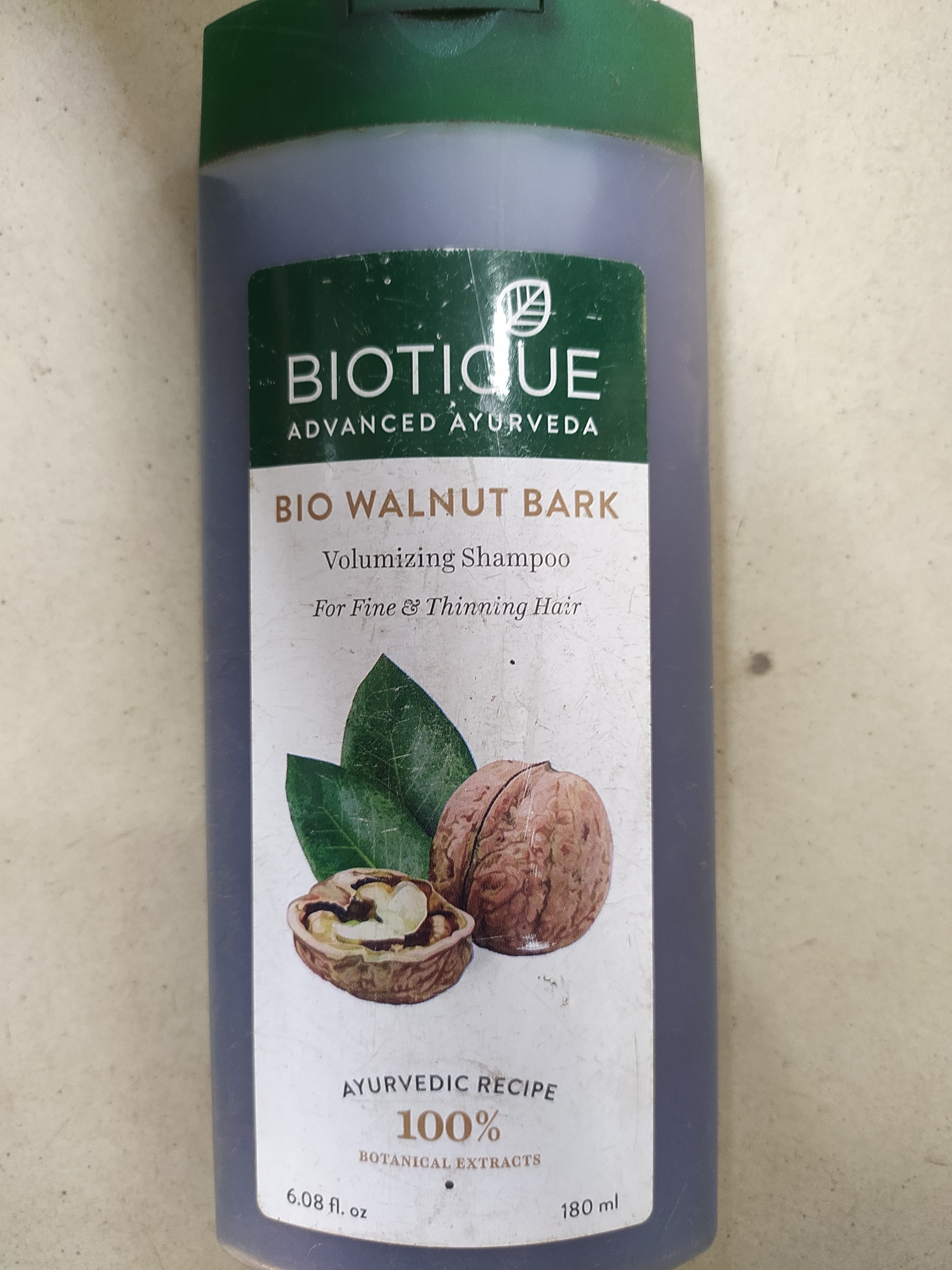 biotique bio walnut bark shampoo