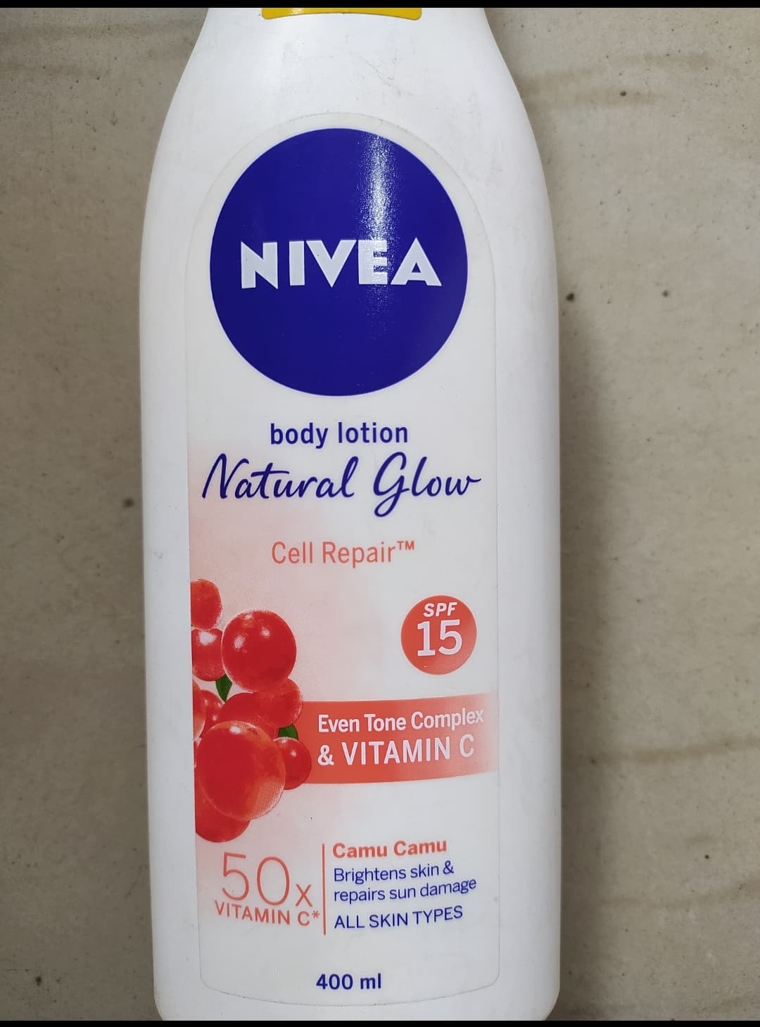 nivea body lotion natural glow