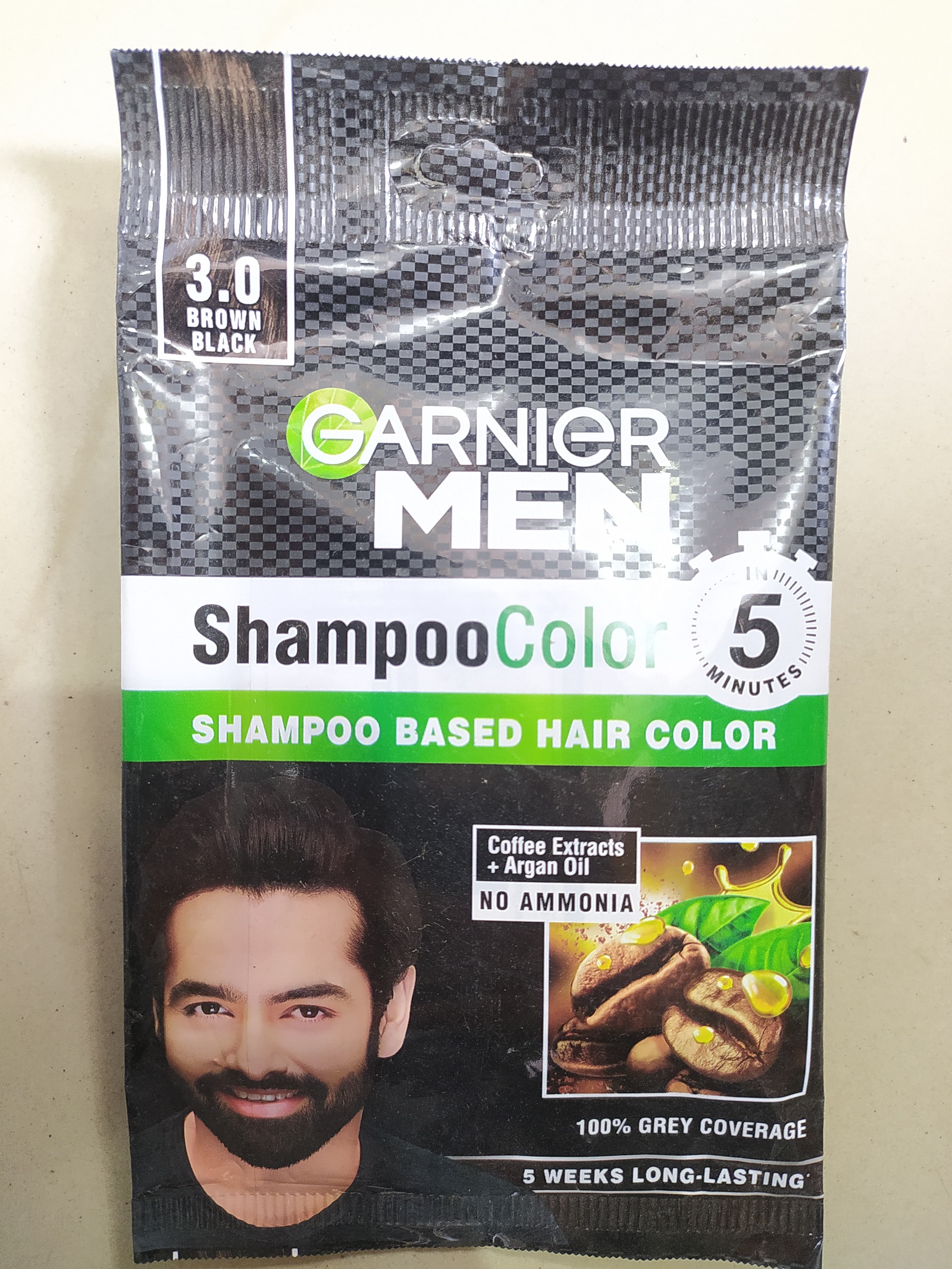 garnier man shampoo colour