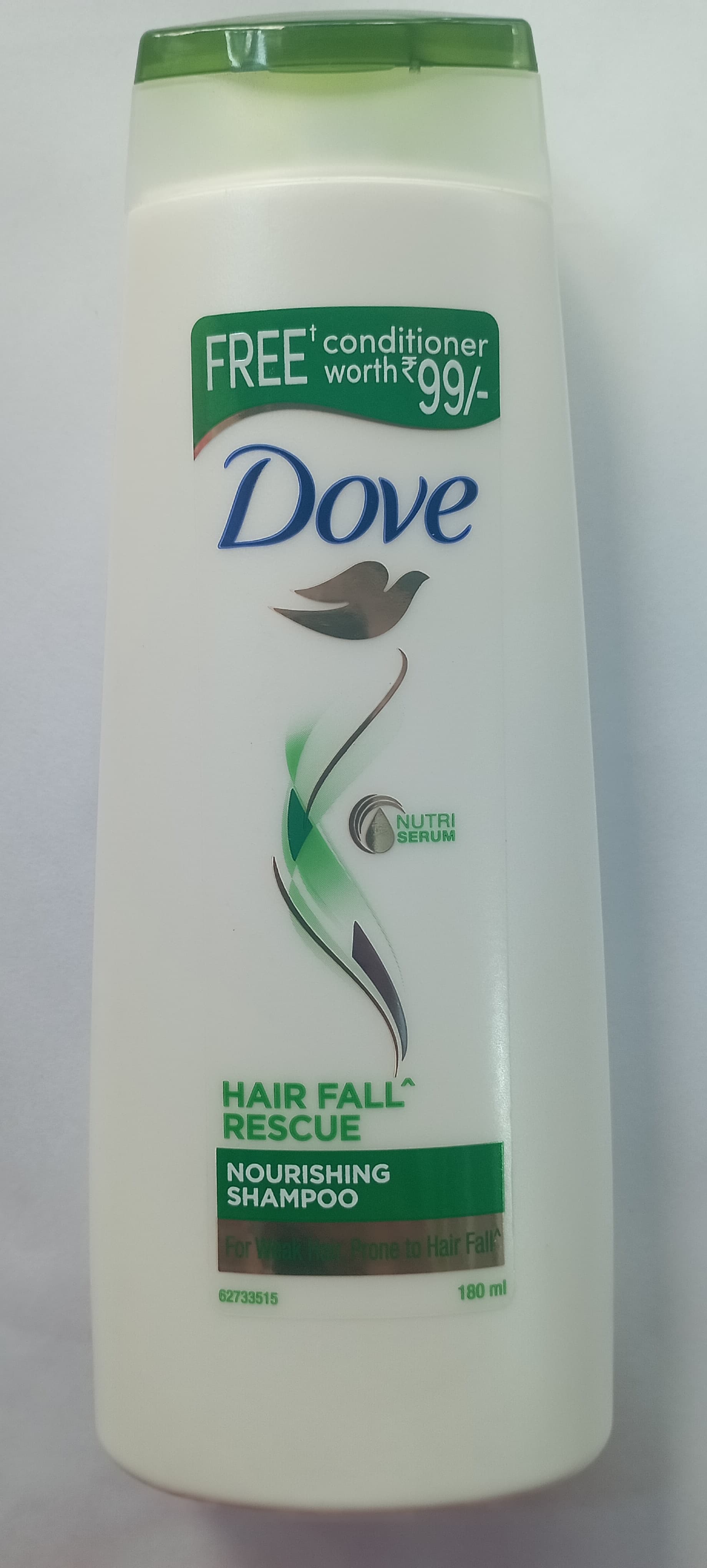 Dove nutri serum intense repair Hair fall rescue NOURISHING shampoo 180 ml