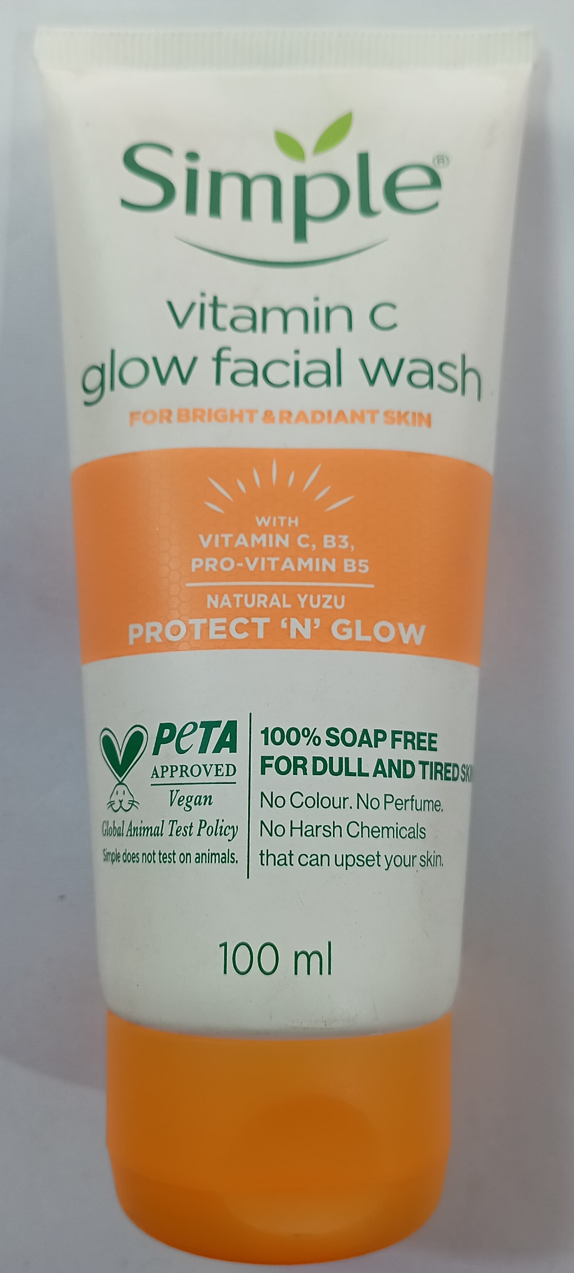 Simple vitamin c glow face wash 100 ml
