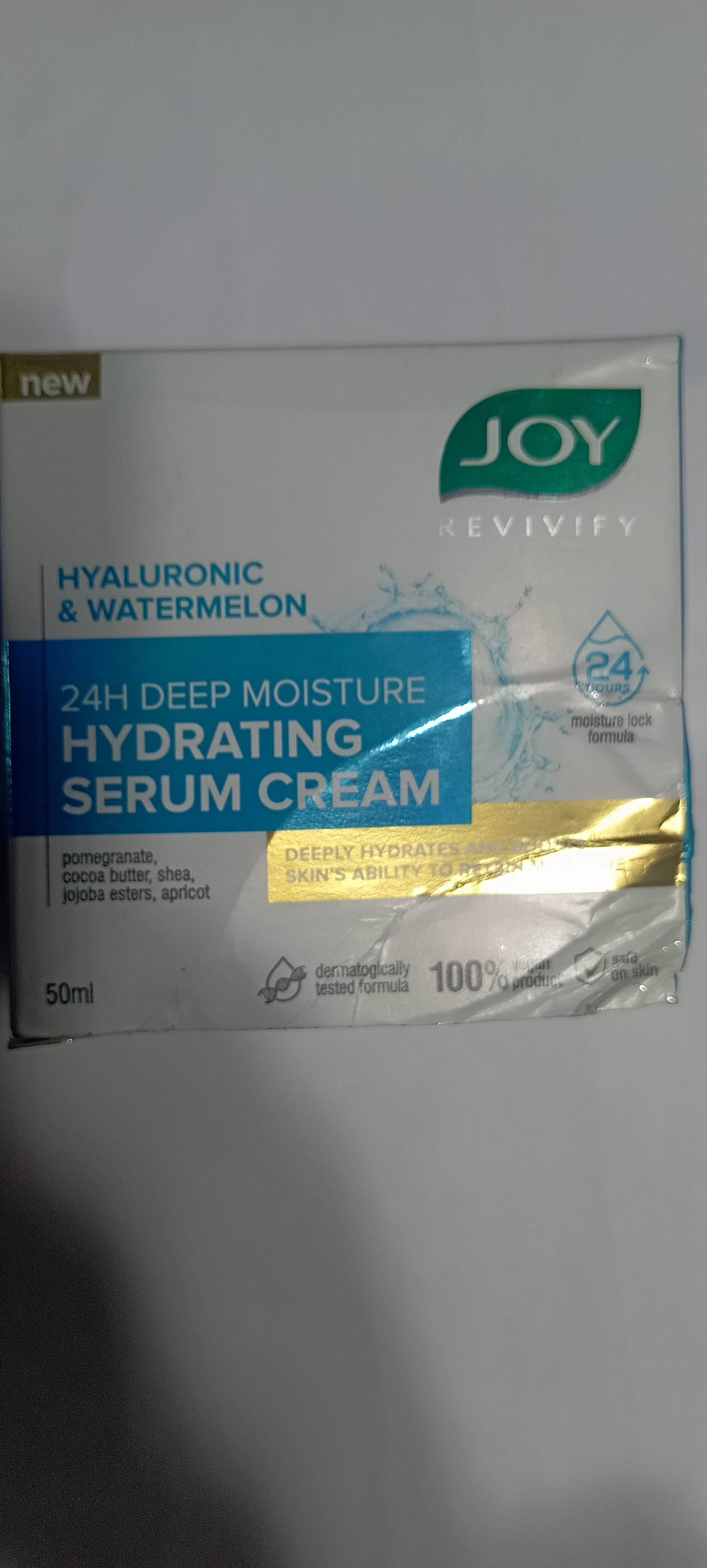 Joy hyaluronic & watermelon 24 h deep moisture serum cream 50 ml