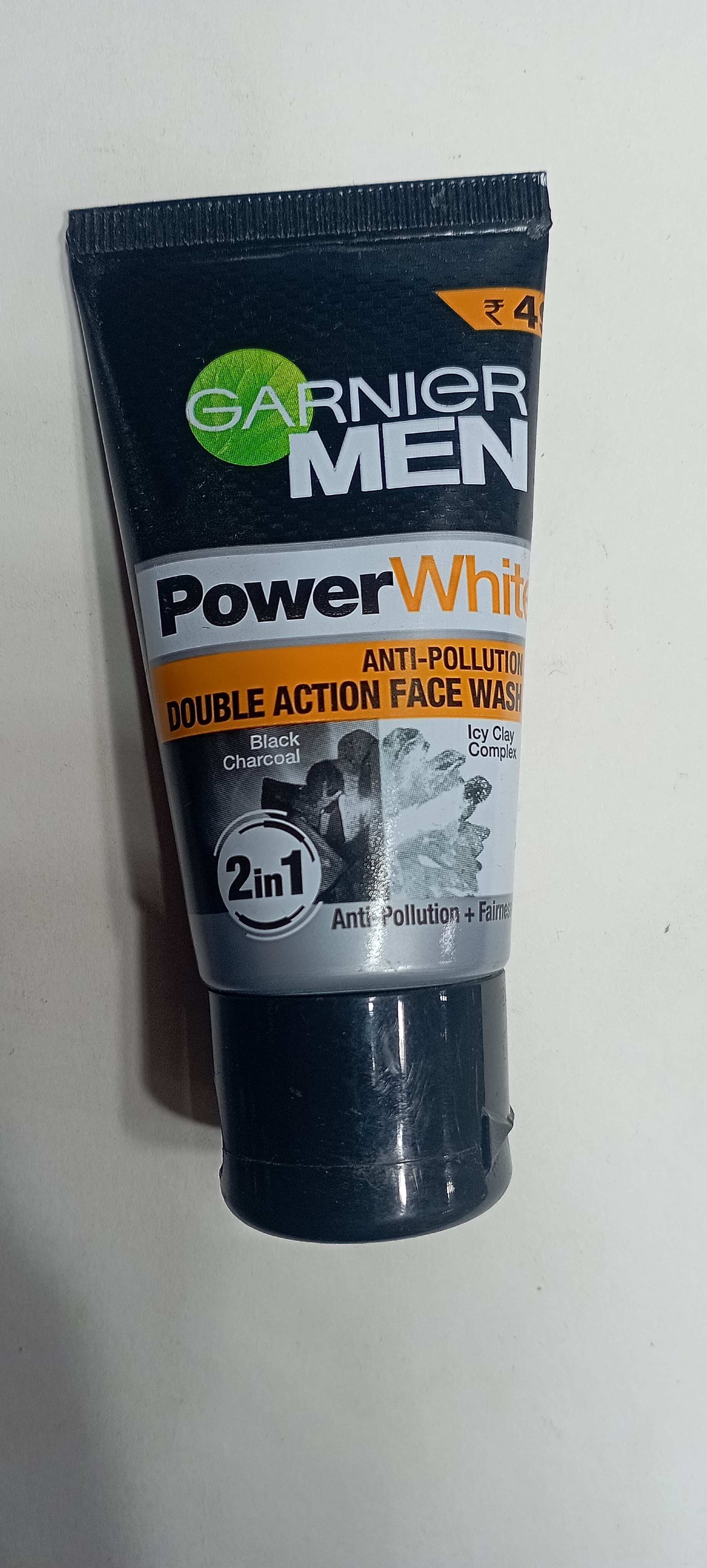 Garnier men power white double action face wash 25 g