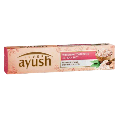 Ayush Toothpaste Whitening Rock Salt 150g