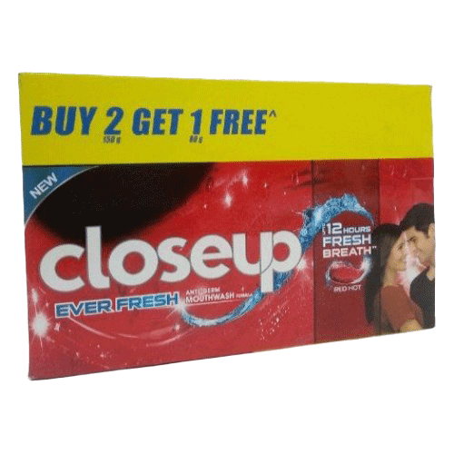 Close Up Toothpaste Ever Fresh Red Hot Gel Red Hot Gel B2G1