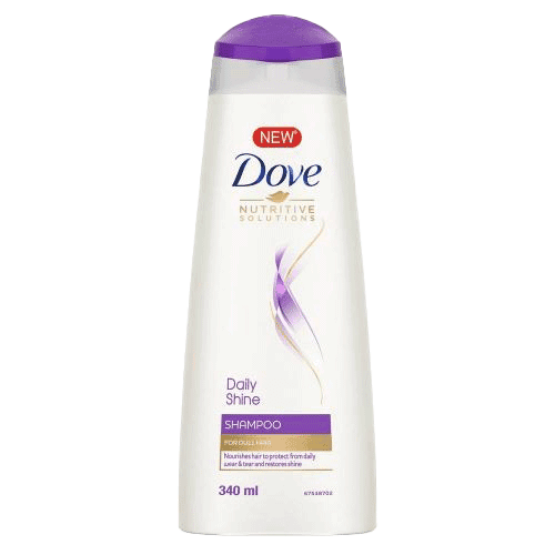 Dove Hair Shampoo Daily Shine 340ml
