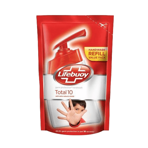 Lifebuoy Hand Wash Total 10 Active Natural Germ Protection 185ml