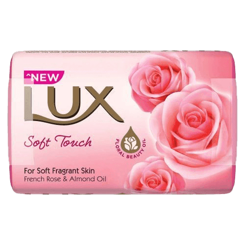 Lux Bathing Soap Soft Touch French Rose And Almond Oil 3 x 150g