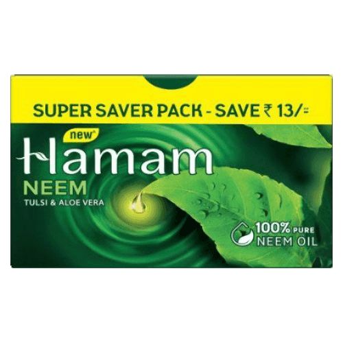 Hamam Bathing Soap Neem Tulsi & Aloe Vera 3 x 150g