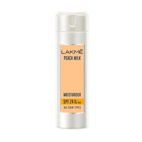 Lakme Sunscreen Lotion Peach Milk Moisturiser SPF 24 60ml