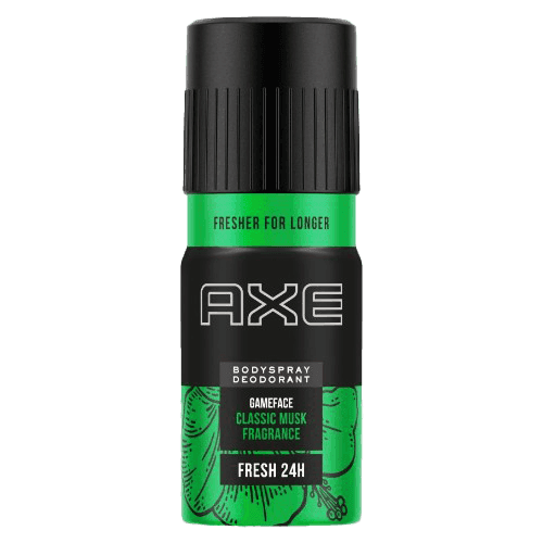 Axe Body Spray Deodorant Recharge Game Face 150ml
