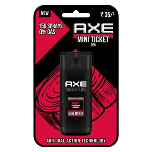 Axe Body Spray Deodorant Intense Mini 10ml