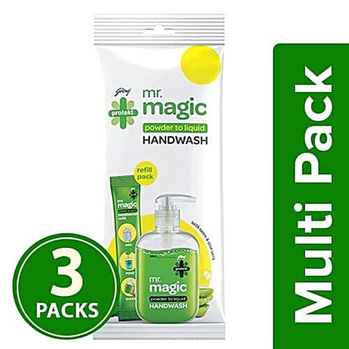 Godrej Protekt Mr Magic Handwash Refills, 3x9 g Multipack