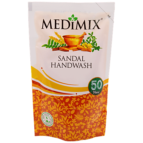 Medimix Handwash - Sandal, Keeping Your Hands Soft & Supple, 200 ml