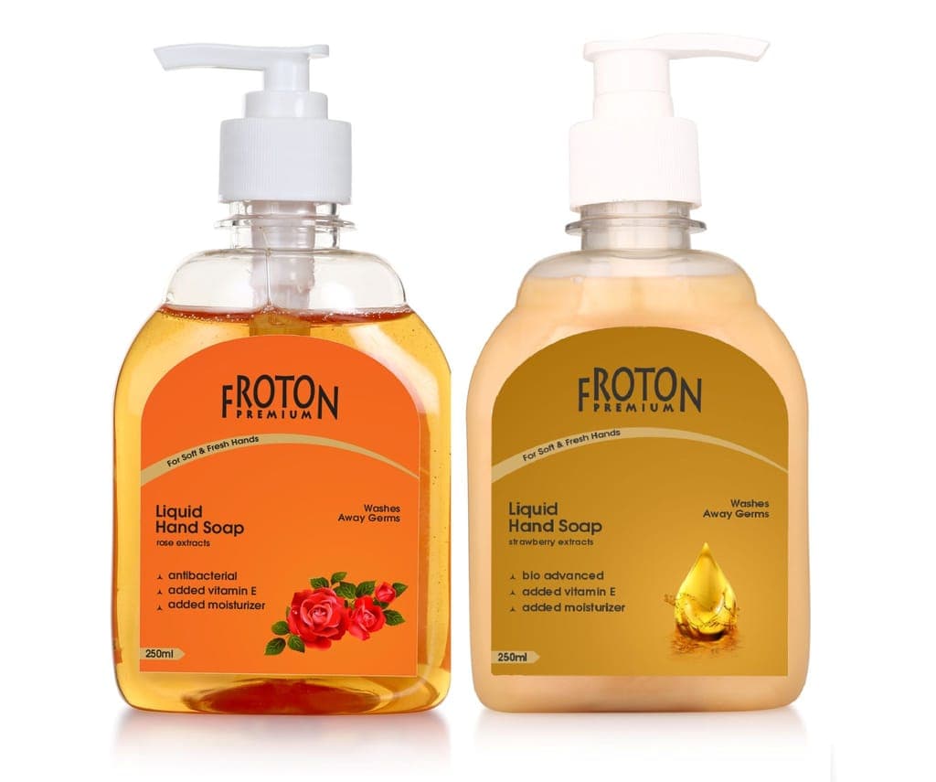 Froton Handwash Rose & Gold 250ml Pack of 2
