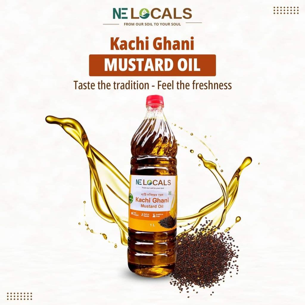 Kachi Ghani Mustard Oil 1 Litre