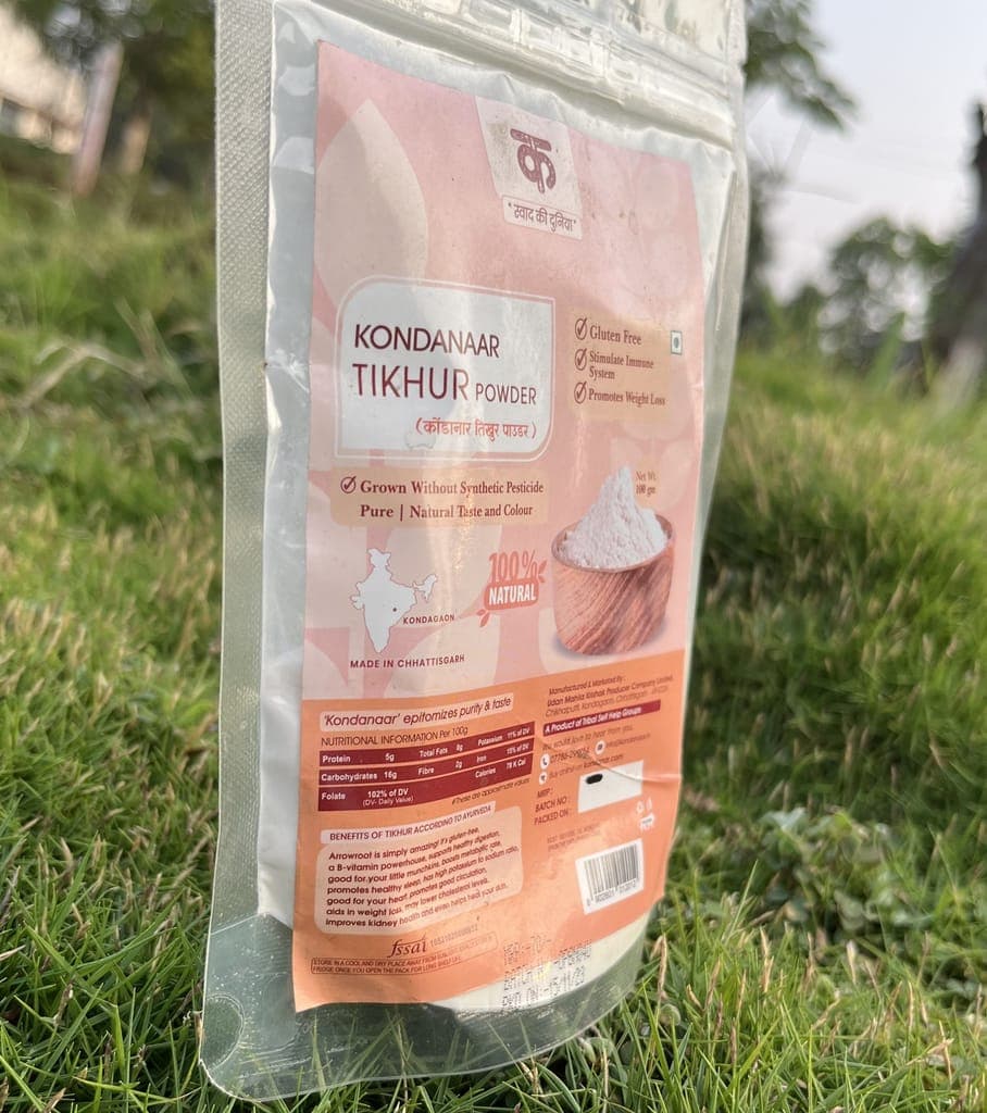 Natural Gluten-Free Tikhur Powder | 100% Natural | 100 gm