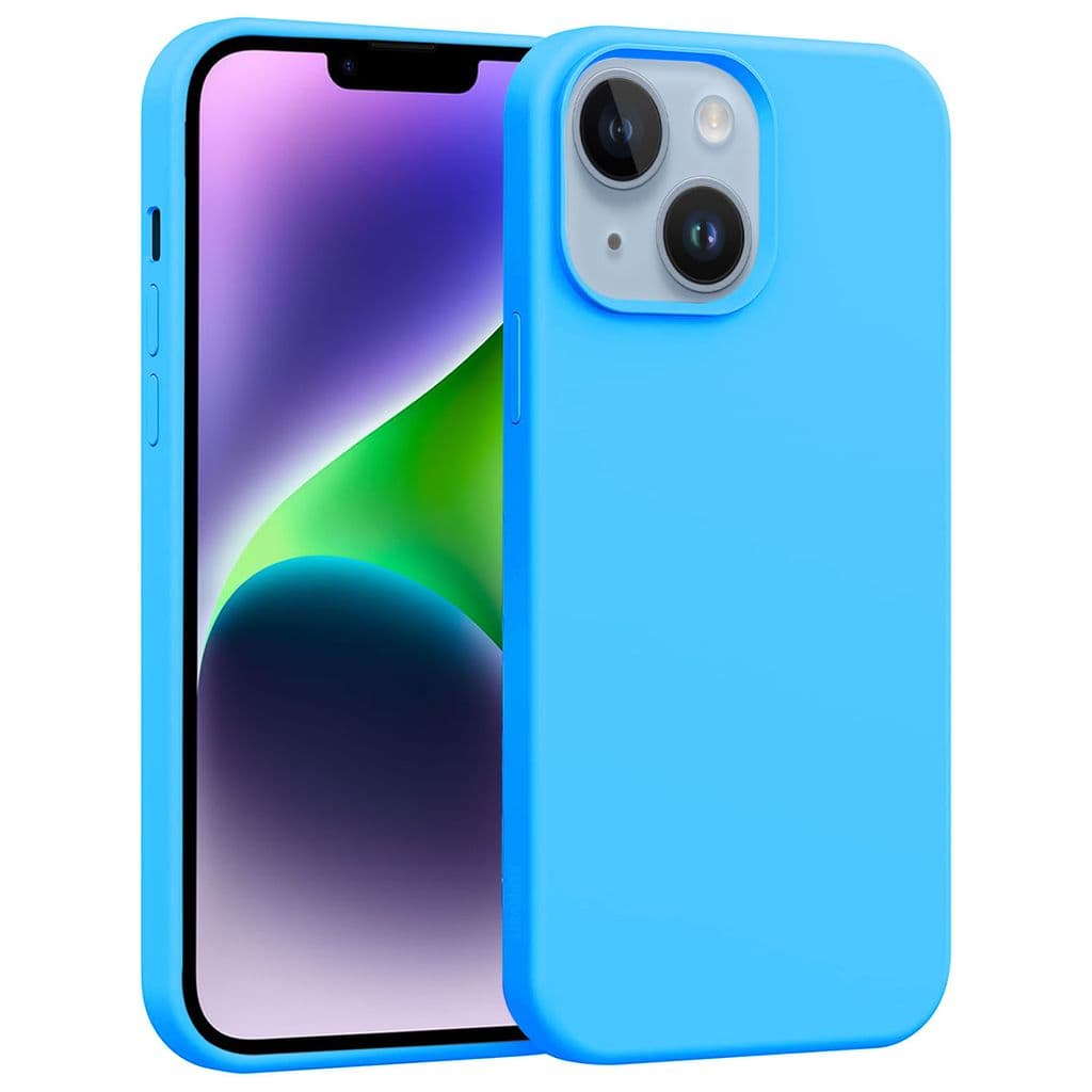 LIRAMARK Liquid Silicone Soft Back Cover Case for Apple iPhone 14 Plus (6.7 inch)