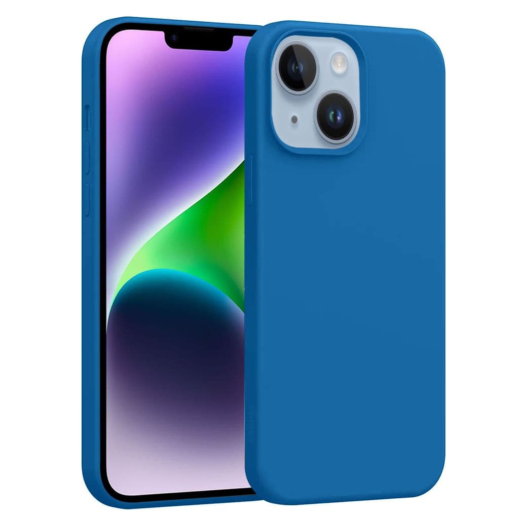 LIRAMARK Liquid Silicone Soft Back Cover Case for Apple iPhone 14 Plus (6.7 inch)