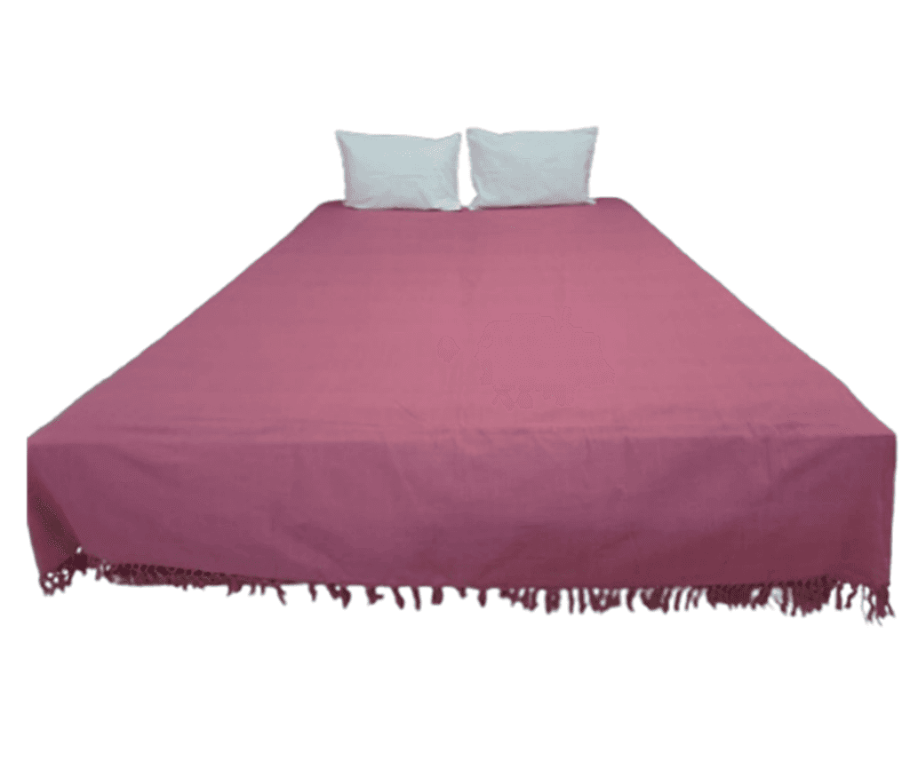 Dhaga Vishwas Ka Handloom Cotton Bedsheet with Pillow Covers