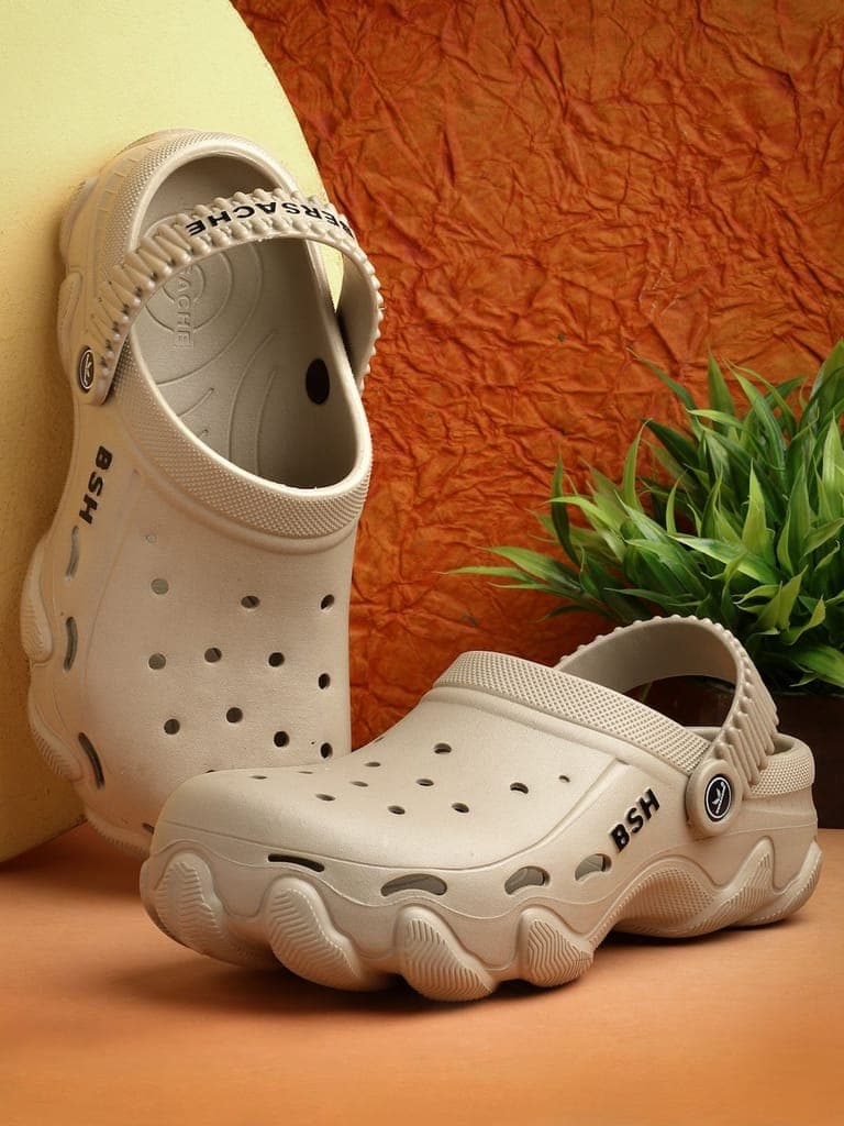 Bersache Extra Soft Classic Casual with Back Strap Regular wear with Ultra Soft & Flexibility Technology Clog for Men's