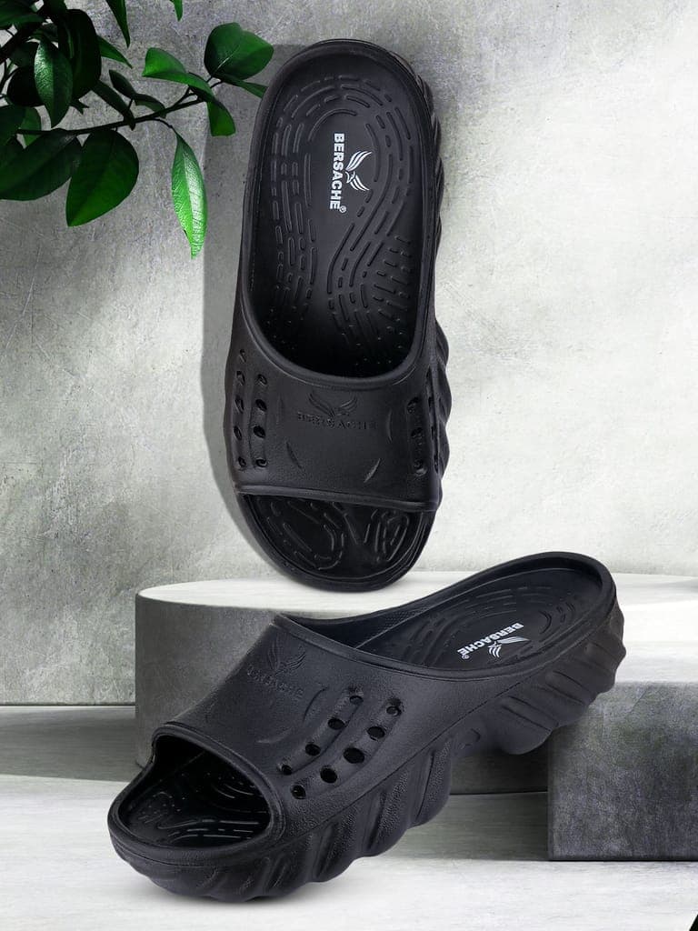 Bersache Extra Soft Classic Casual with Back Strap Regular wear with Ultra Soft & Flexibility Technology Slipper for Men's