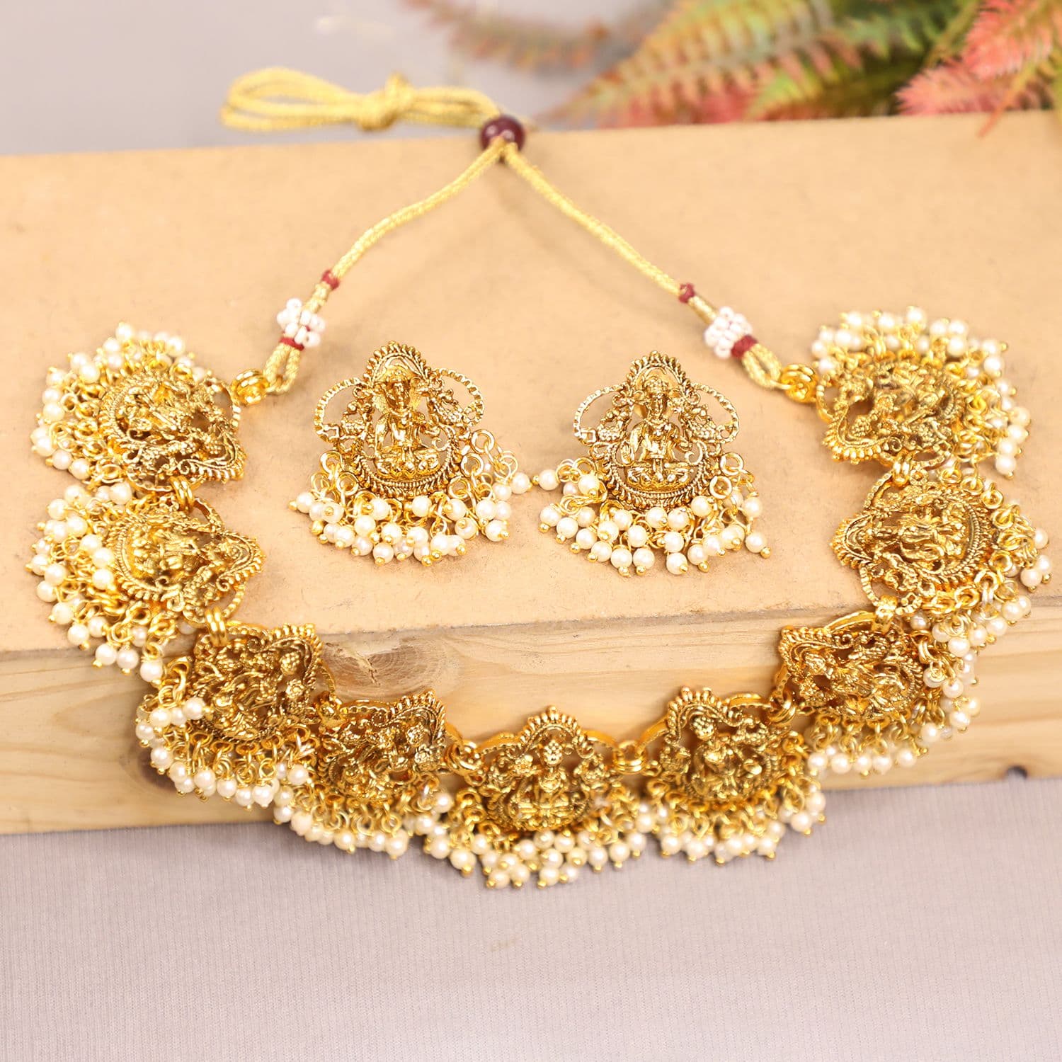 Swarajshop temple necklace sets for women