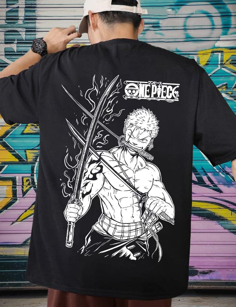Scott Fincher Men's Oversized Halfsleeve Graphic Printed T-Shirt : AA(ARN)BLACK_137