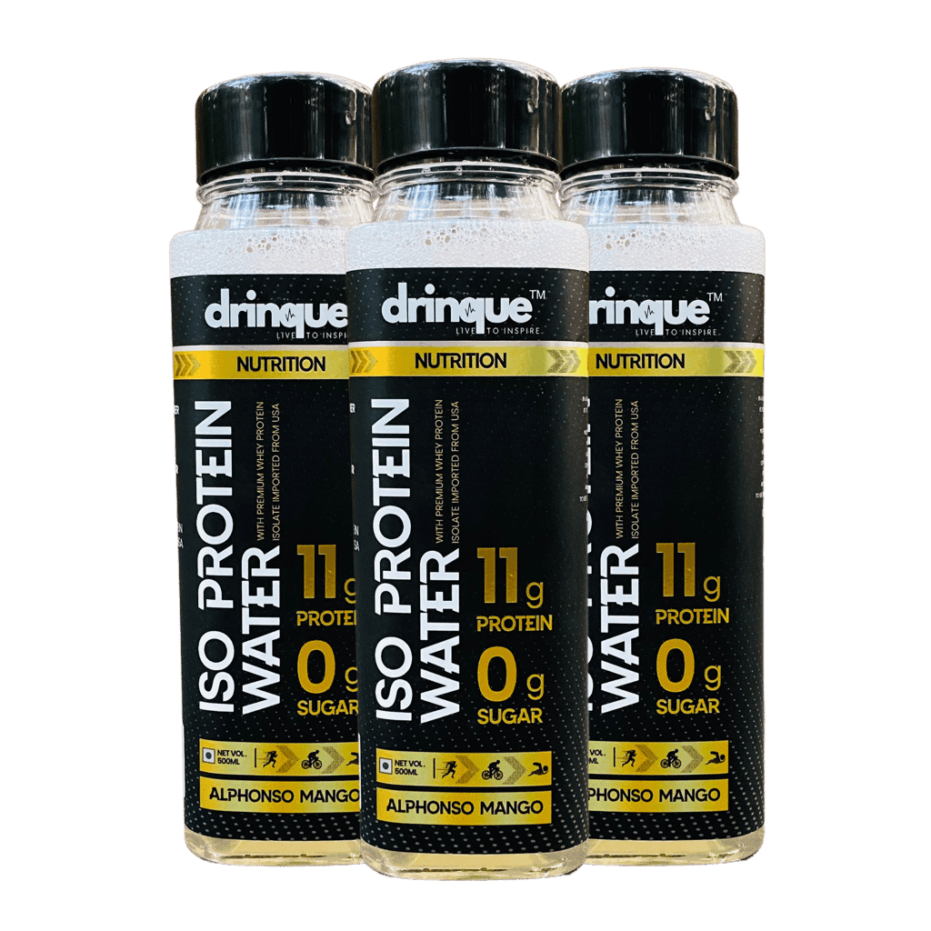 Drinque™ ISO PROTEIN WATER- 11g ISOLATE PROTEIN (Alphonso Mango) (pack of 5)