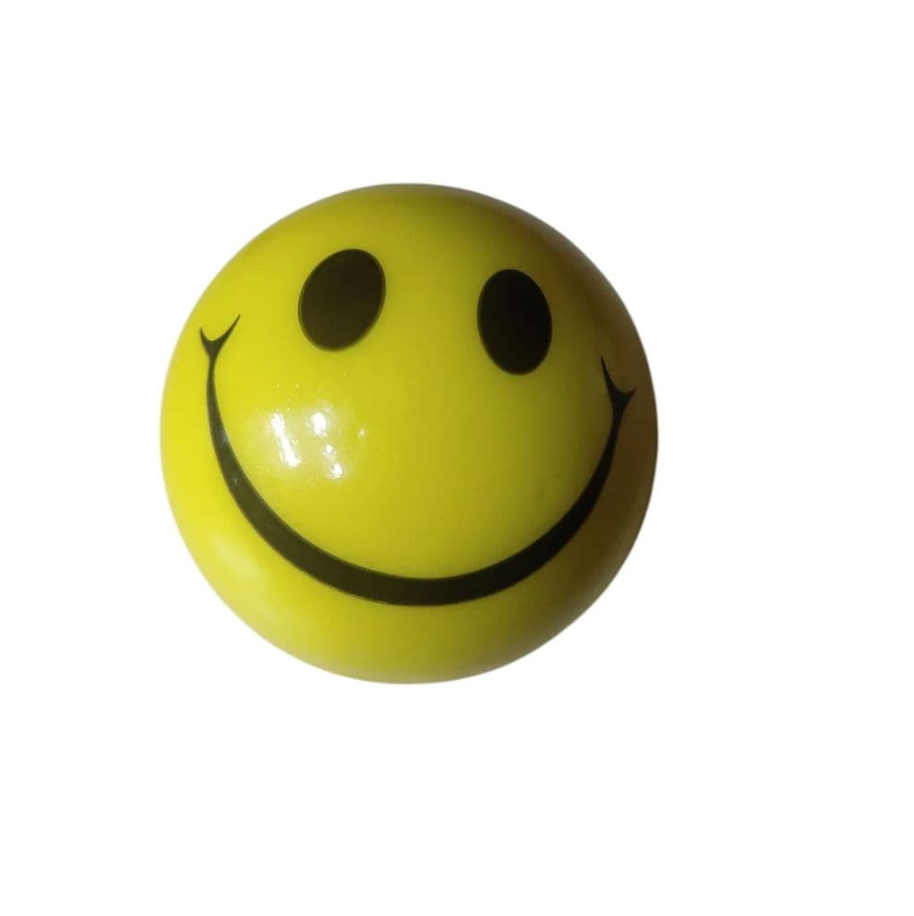 Shree Essentials Yellow Smiley Sponge Balls – Soft, Stress-Relief Toy for Kids & Adults (Pack of 6 / 12)