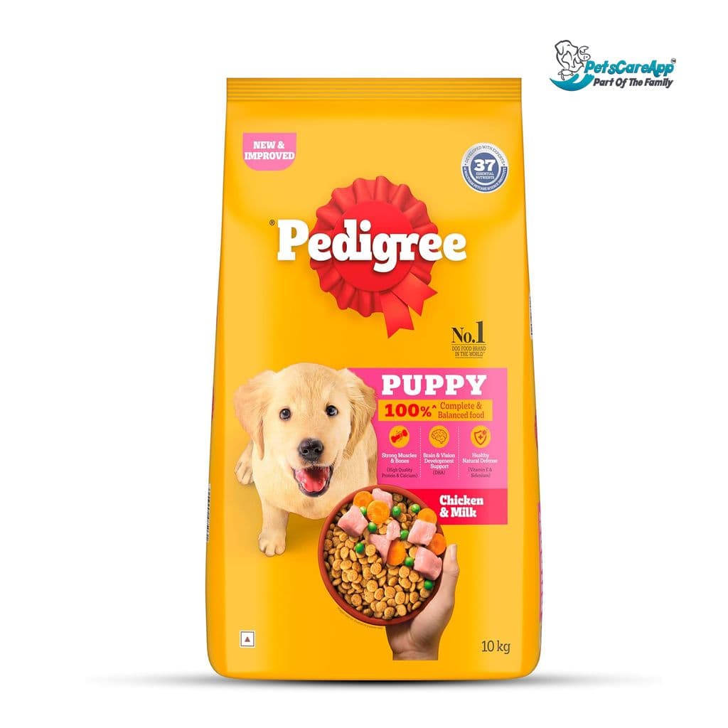 Pedigree Puppy Dry Dog Food, Chicken & Milk