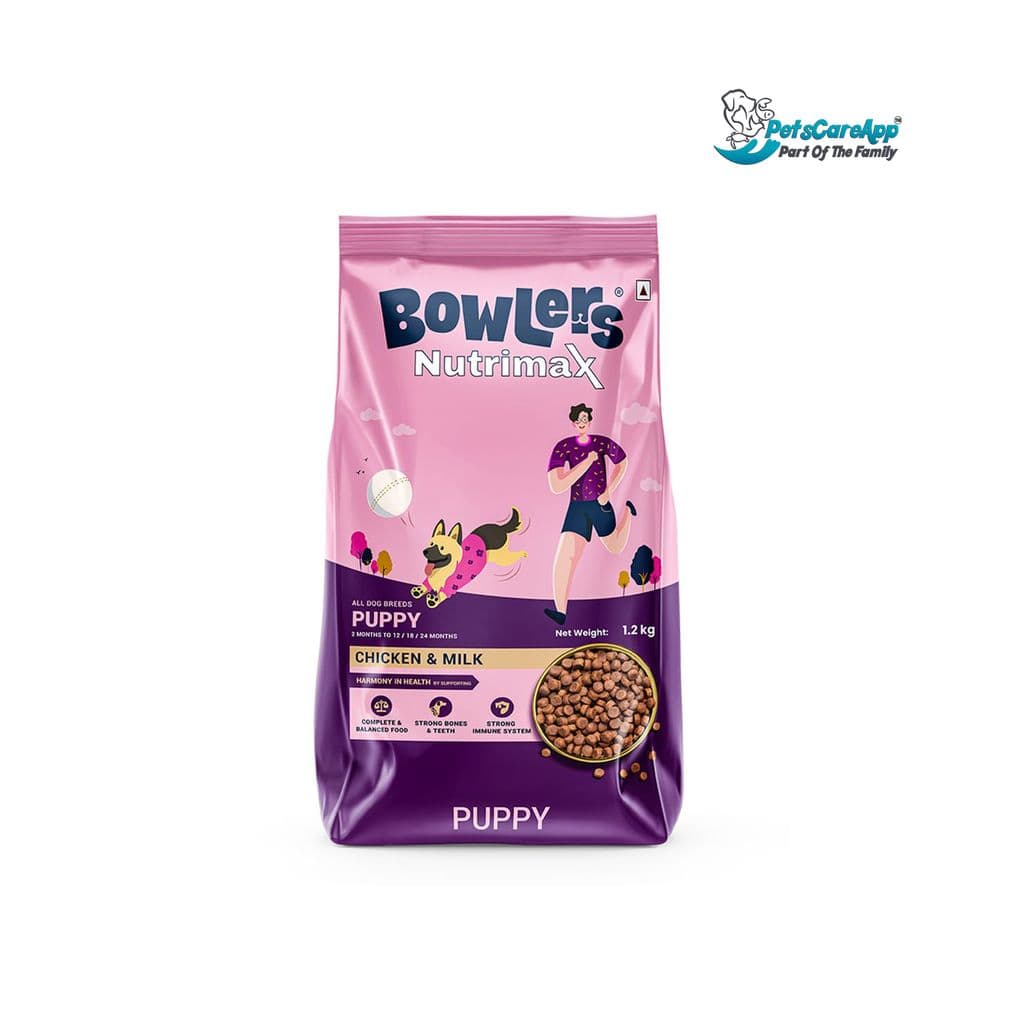 Bowlers Nutrimax Puppy Dry Dog Food  Chicken & Milk