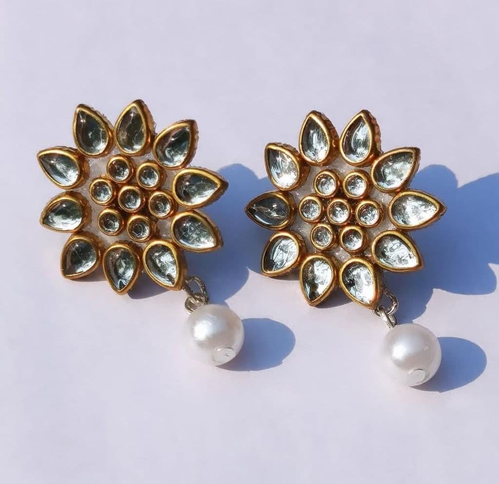 WHITE PEARL JEWELLERY SET