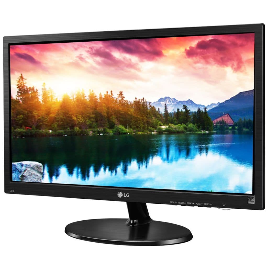 LG 19M38LB, 18.5 Inch(47cm) HD Monitor, 1366 X 768, 5 ms, 75Hz, Flicker Safe, Reader Mode, Black Stabilizer, Smart Energy Saving, D-Sub and HDMI Ports, Head Phone Out, 3 Years Onsite Warranty, Black
