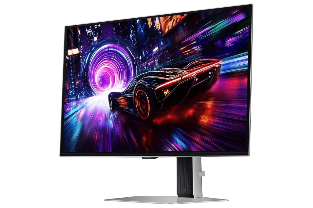Samsung 32"(80cm) Odyssey G8 QD-OLED 4K Gaming Monitor|UHD 3840 x 2160|240Hz|0.03ms|HDR TrueBlack 400|OLED Safeguard+|FreeSync Premium Pro|Height-Tilt-Pivot Adjustable Stand|LS32FG810SWXXL|Silver