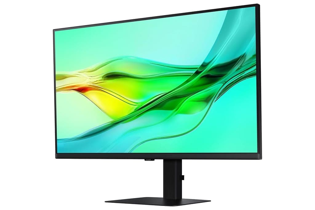Samsung 32" (80cm) 2K ViewFinity S6 Monitor|QHD 2560 X 1440|IPS|Type-C 90W|SRGB 99%|LAN Port|KVM Switch|350nits|Daisy Chain|PIP|PBP|HDR10|Easy Setup Stand|HAS Pivot Adjustable|LS32D604UAWXXL|Black