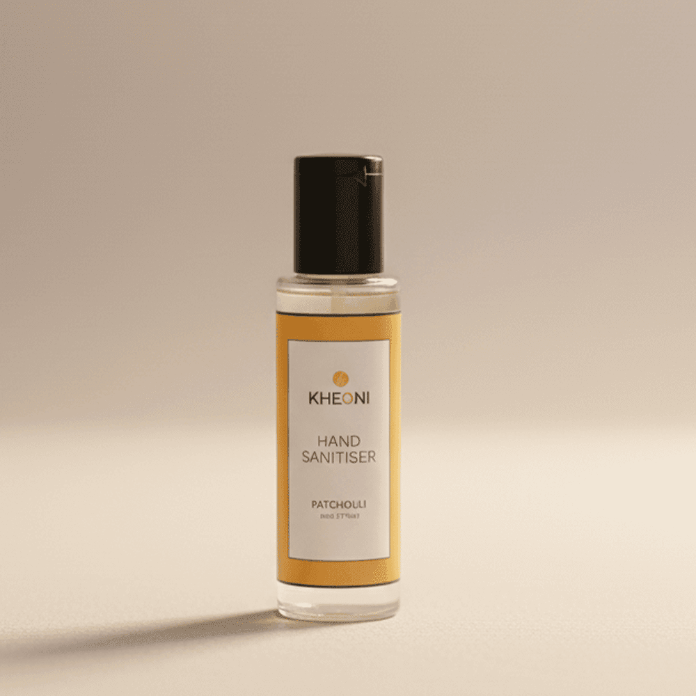 Natural Organic Hand Sanitizer with Pure Patchouli Essential Oil, 50ml