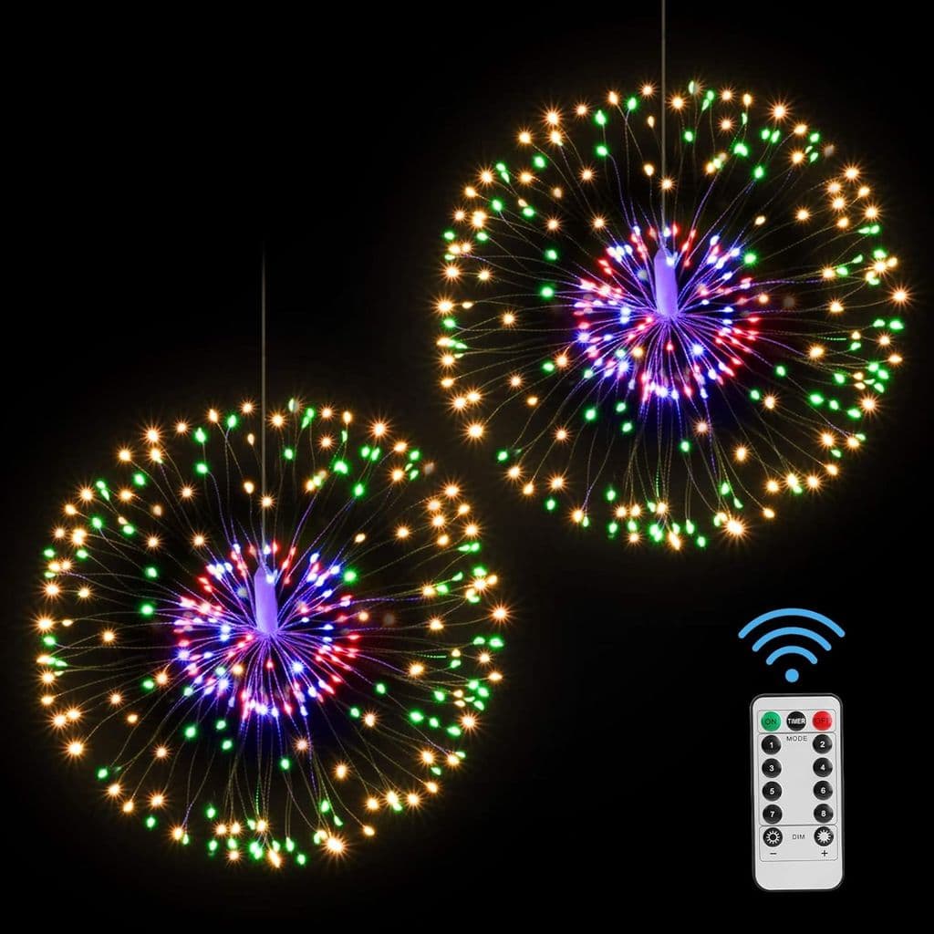 Smart Remote Control Color Changing Starburst LED Light for Diwali, Christmas, Wedding & Party Decor
