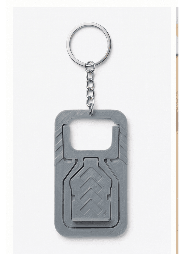 3D-printed Foldable Keychain Phone Stand