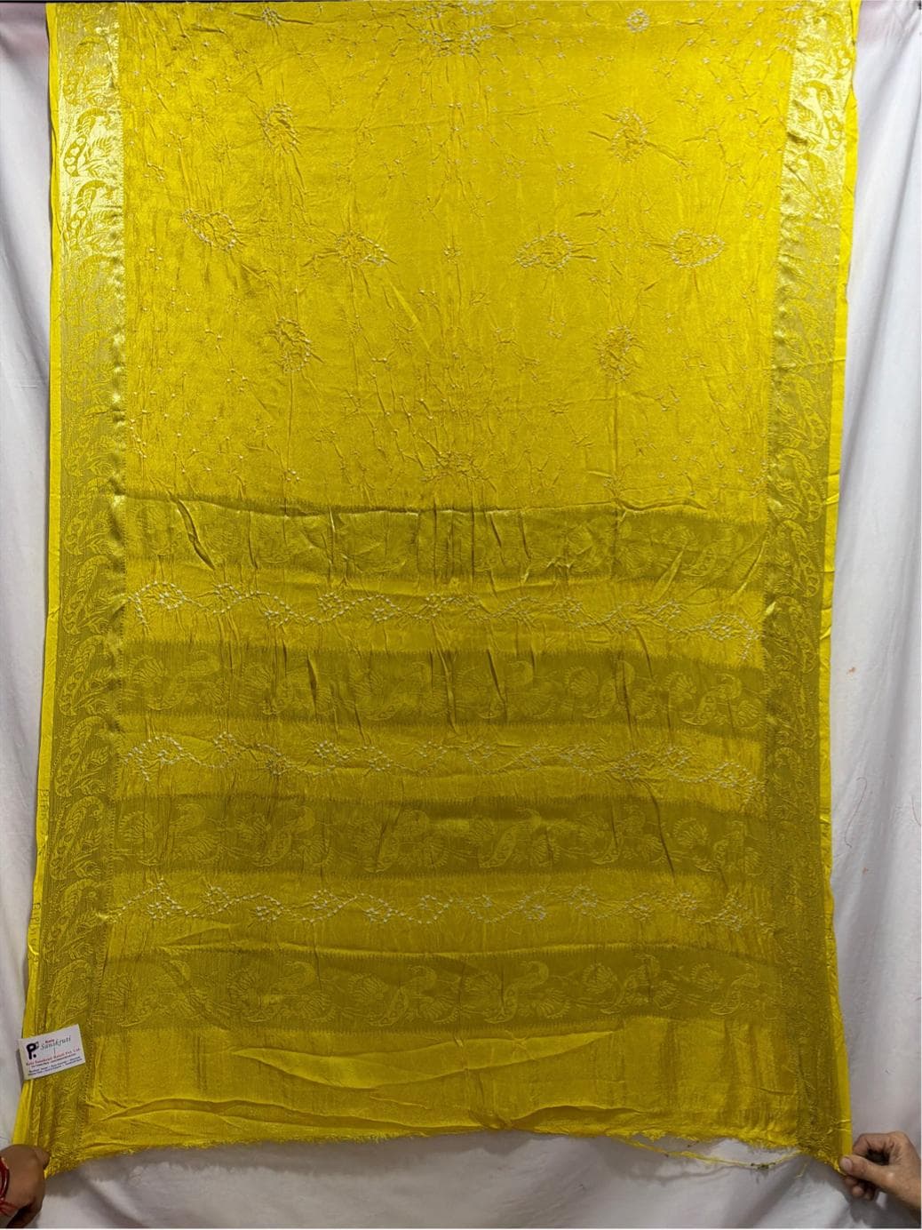 kala-sanskruti-all-over-lemmon-color-art-silk-bandhani-saree-6.5m-with-blouse-piece-elegant-traditional-wear-bridal-unique-saree-for-women1