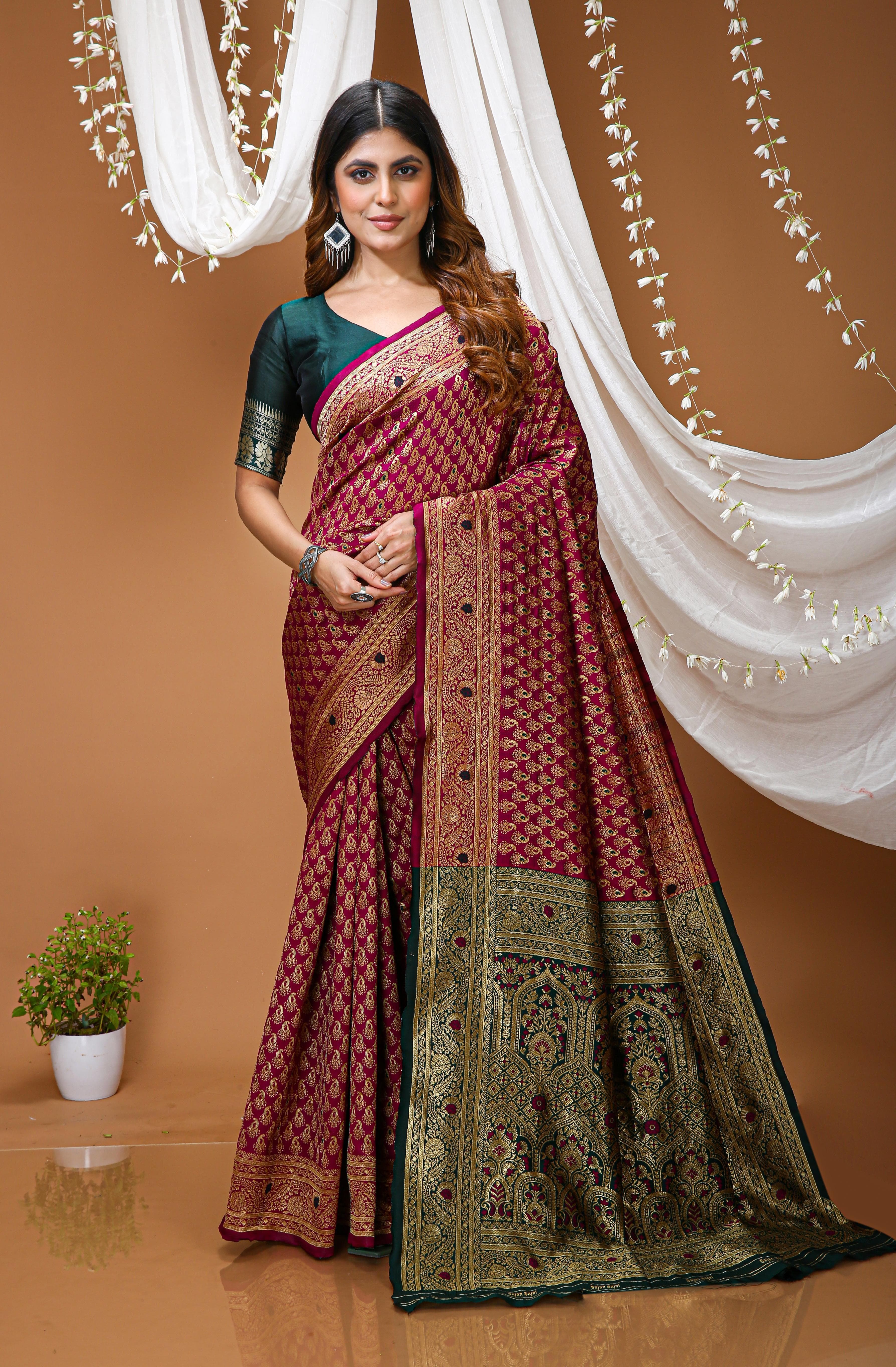 lichi-silk-saree-with-jacquard-border1